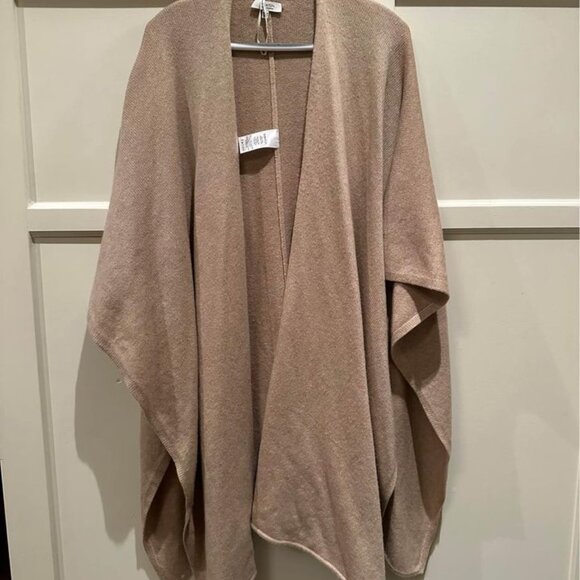 Aritzia Babaton Oversized Wool/ Cashmere Shawl Xxs/Xs - Picture 2 of 4